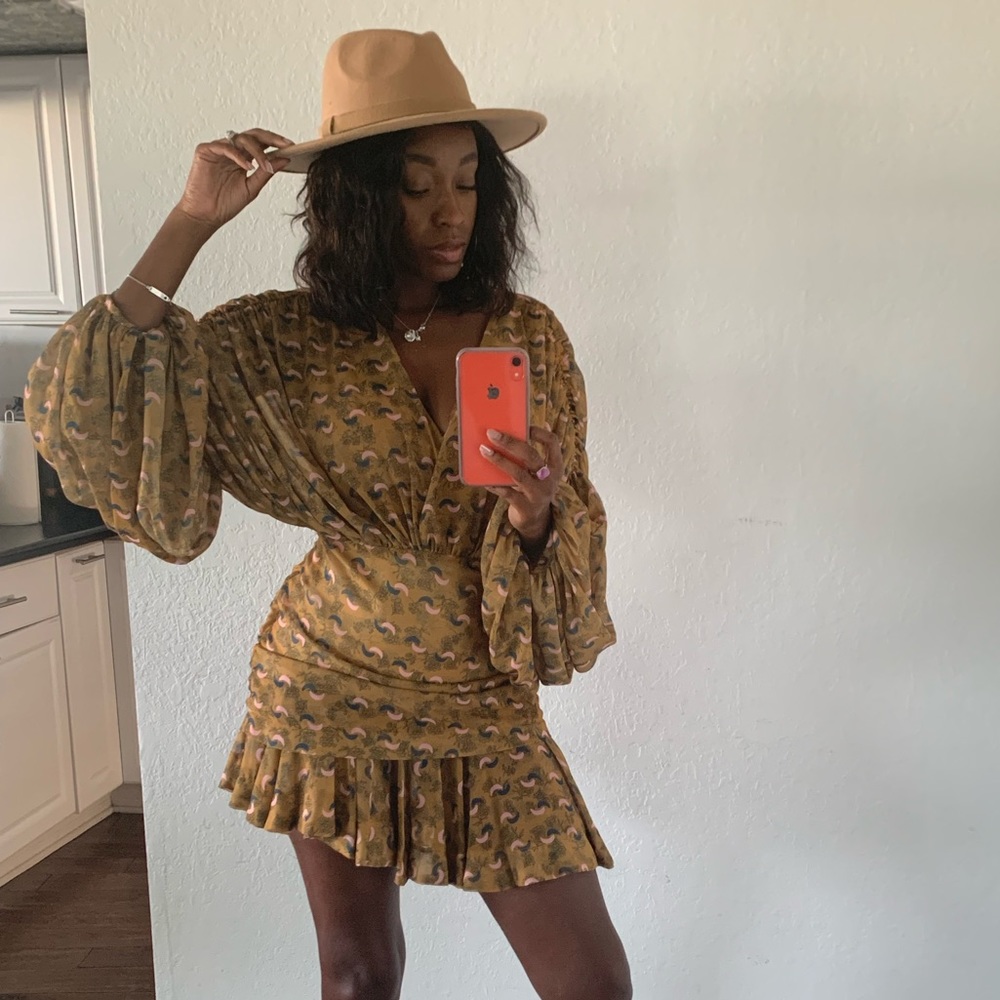 Yellow Boho Dress